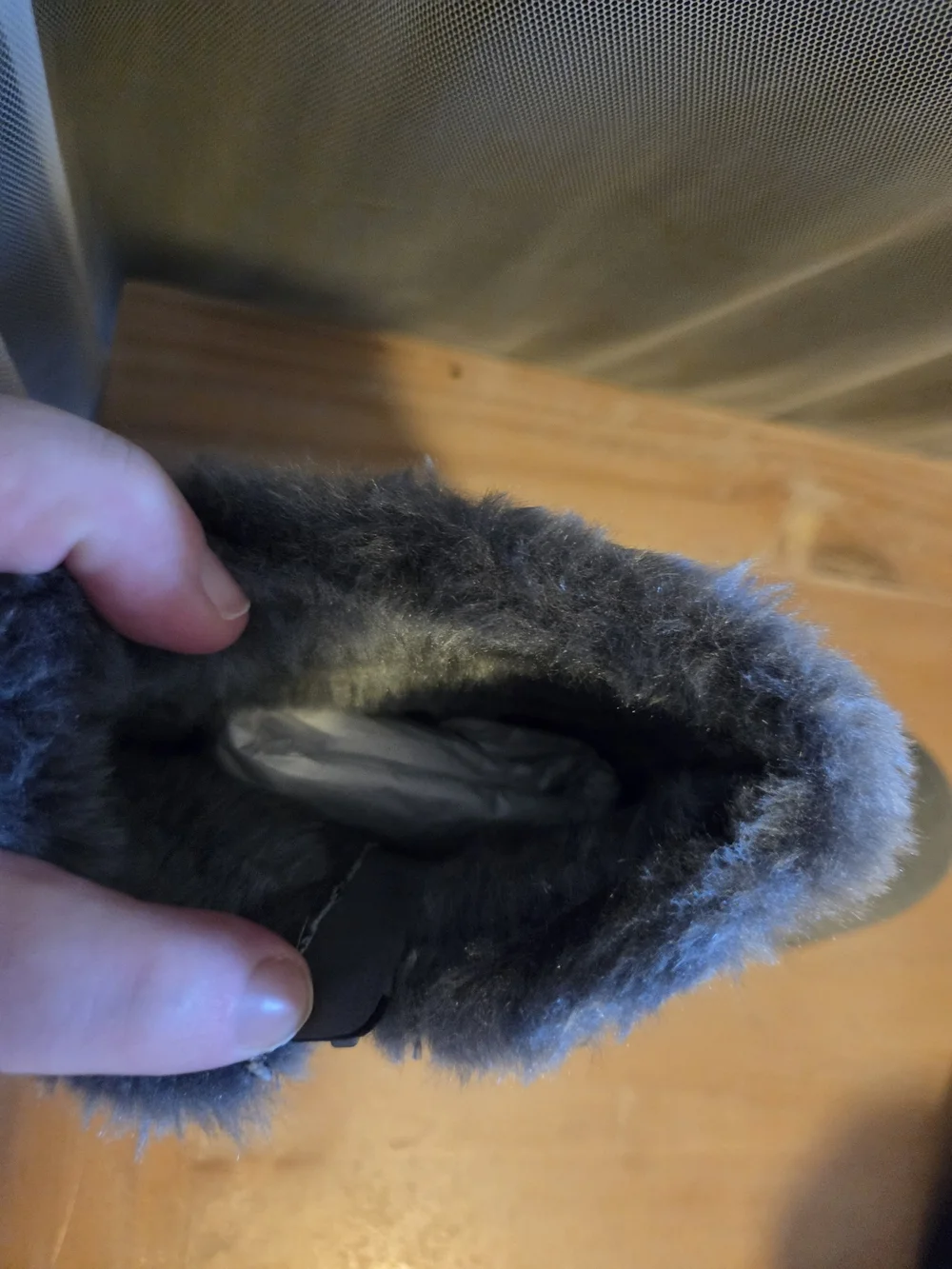 BareTraps gray ankle